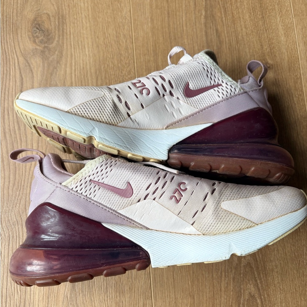 Nike Air27C Light Pink and Deep Purple Running Shoes